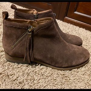 Franco Sarto Kaime Suede Ankle Boots